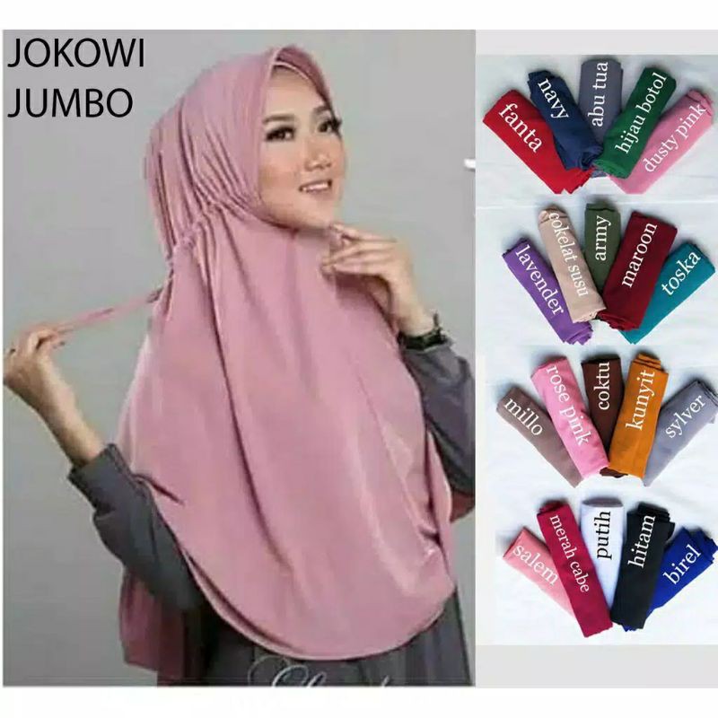 jilbab serut jumbo