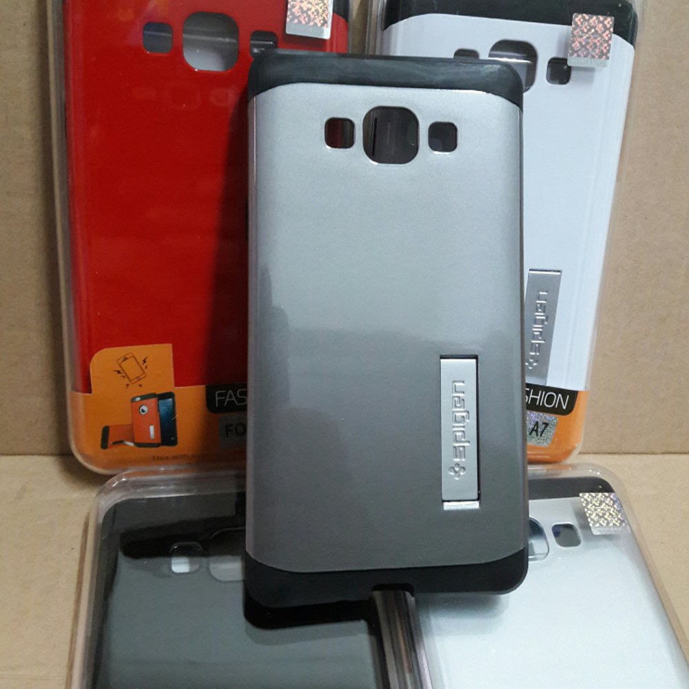 promo SPIGEN SAMSUNG A7 MURAH  SAMSUNG A7 Spigen Standing Samsung A7 / Cover Case A 7 / Spigen St