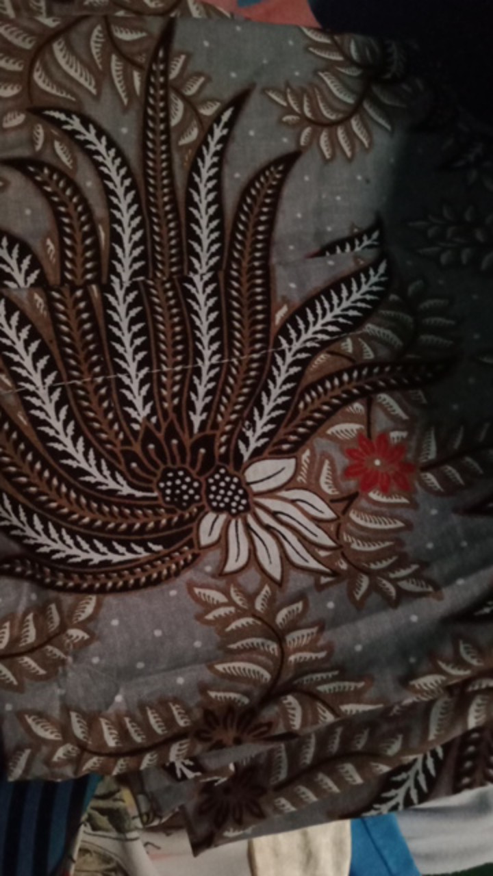 Batik Tunik Shibori Jumputan Terbaru Size S-3l / Hrb026 Yelbor Navbor / Biru Putih