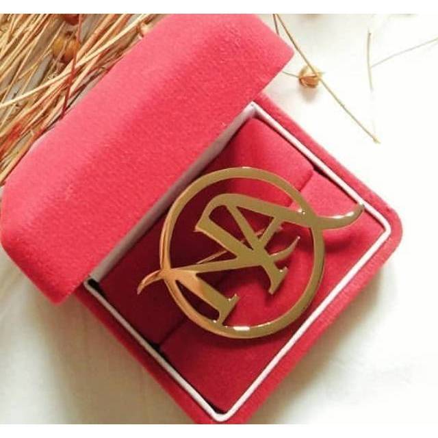 BROS INISIAL NAMA LAPIS EMAS