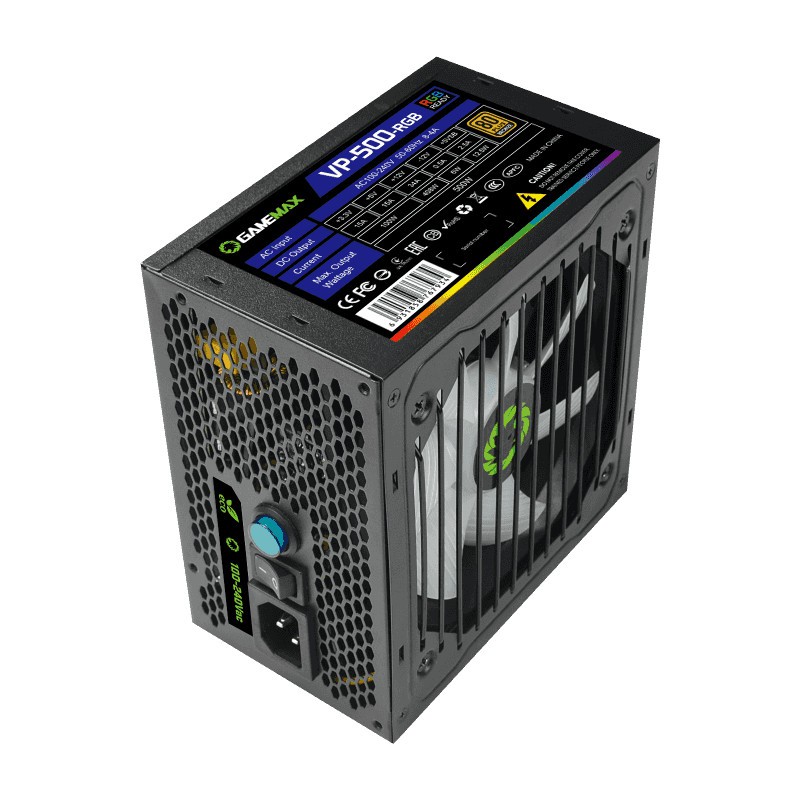 Gamamex VP 500 PSU 500W 80+ BRONZE RGB / Power Supply 500W