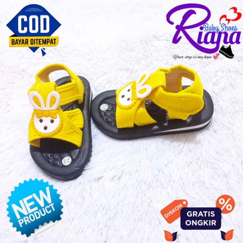 Sandal bayi sandal Gunung motif kelinci usia 6-18 Bulan