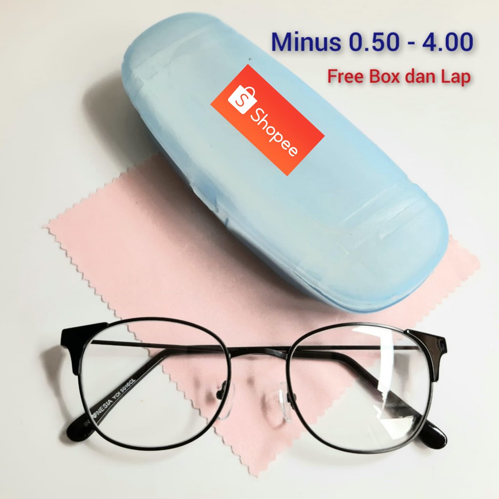 New Promo-Kacamata Minus Optik Jarak jauh, Pria Wanita, Unisex, Frame 0val, Murah