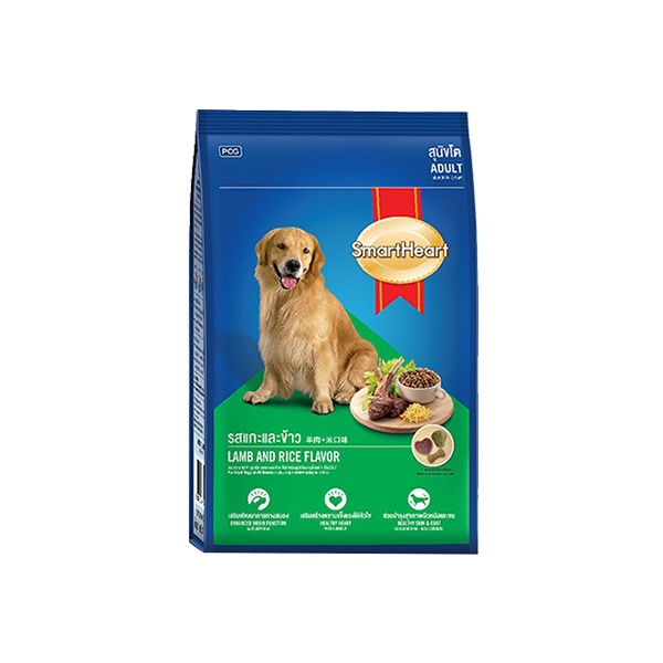 SmartHeart Dog Food Makanan Anjing Dewasa Adult lamb Rice 1.5 KG