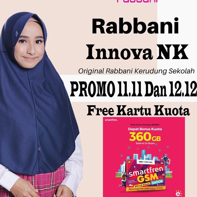 ◘ Kerudung Rabbani Asli INNOVA NK Jilbab Rabbani Ori Krudung rabbani ori ●