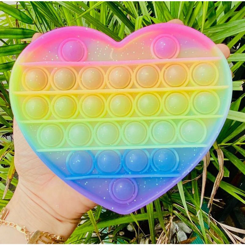 (TERBARU) POP IT MURAH SERI GLITER PASTEL POP IT PASTEL-5