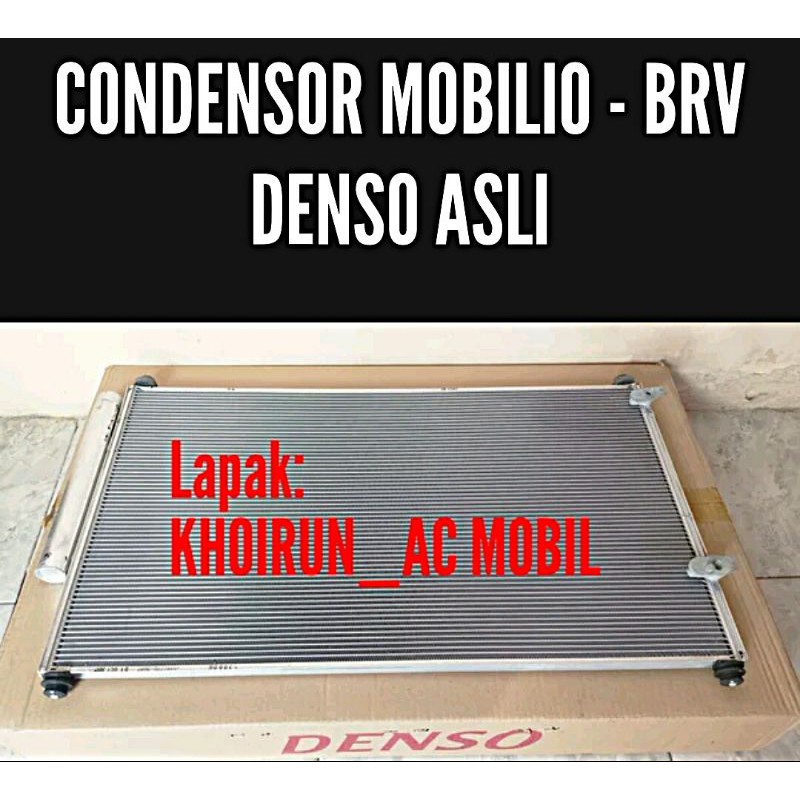 Jual Condensor Kondensor AC Mobil Honda Mobilio MERK - DENSO ORIGINAL