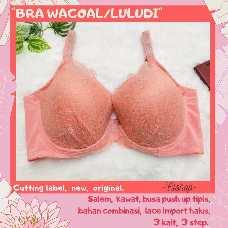 SALE  CUCI GUDANG  BRA WACOAL/LULUDI SIZE 80/36 CUP E.cutting label, new, original. big cup