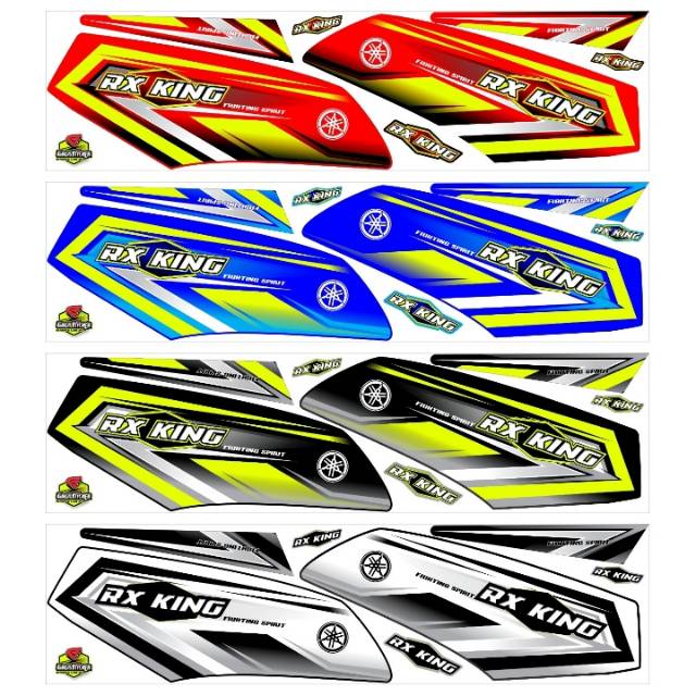 STRIPING RX  KING  VARIASI  YAMAHA STIKER  LIS MOTOR  LIST BODY 