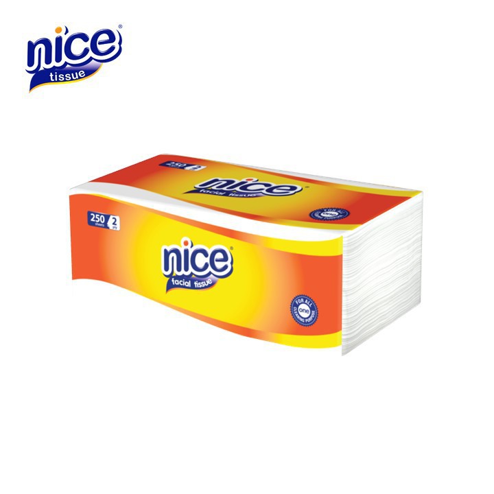 Tissue/ Tisu Nice Wajah Soft Pack 250 Sheets &amp; 180 Sheets 2 ply PASEO TISSUE NICE SEE-U SEE U