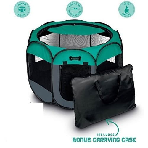 Playpen Kandang Anjing Flexible Pet Kucing Pagar Main Anak Size XL