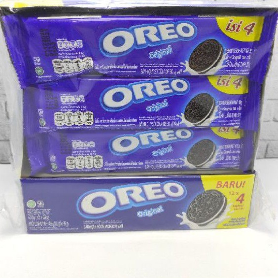 

Oreo Biskuit Vanilla 1 pack isi 12
