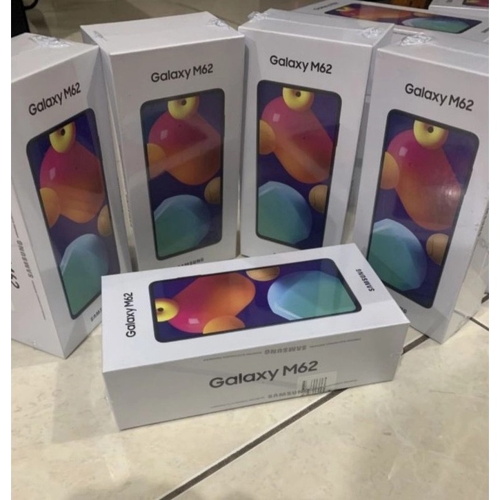 Samsung Galaxy M62 8/256 - Ram 8GB Rom 256GB - Baru - Garansi Resmi - Hitam - Biru - Hijau