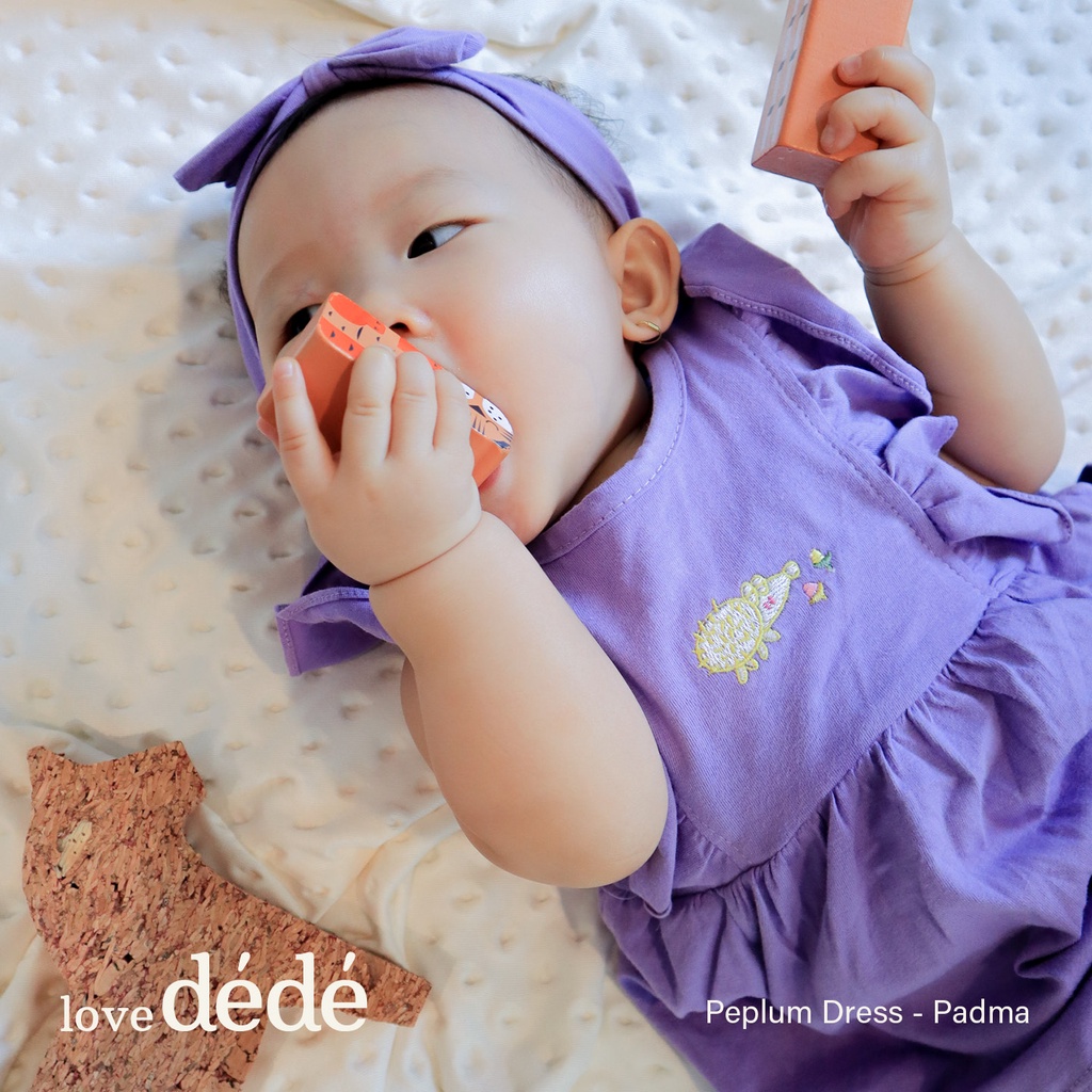 PADMA PEPLUM dress - lovedede Baju Setelan Dress Pergi Lucu Fashion Anak Bayi Perempuan Terlaris