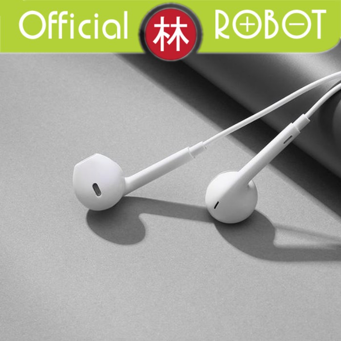 Robot RE10 Semi In-Ear Clear &amp; Comfortable Wired Headset