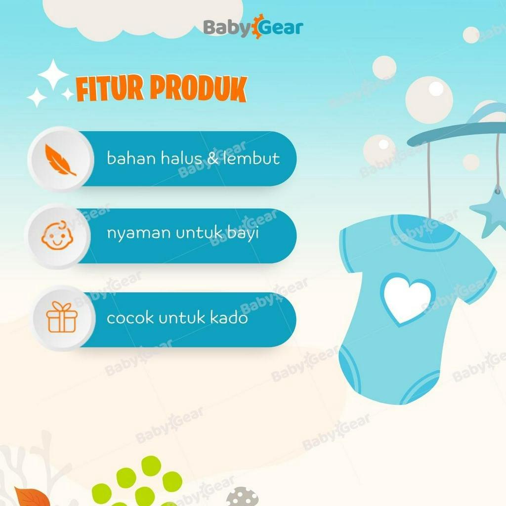 Singlet Bayi Kaos dalam Bayi Umur 0-2 Tahun