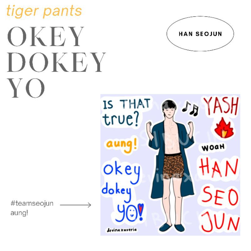 Han Seojun Sticker True Beauty Secret Of Angel Kolor Seojun Aung Okey Dokey Yo How Do You Do Shopee Indonesia