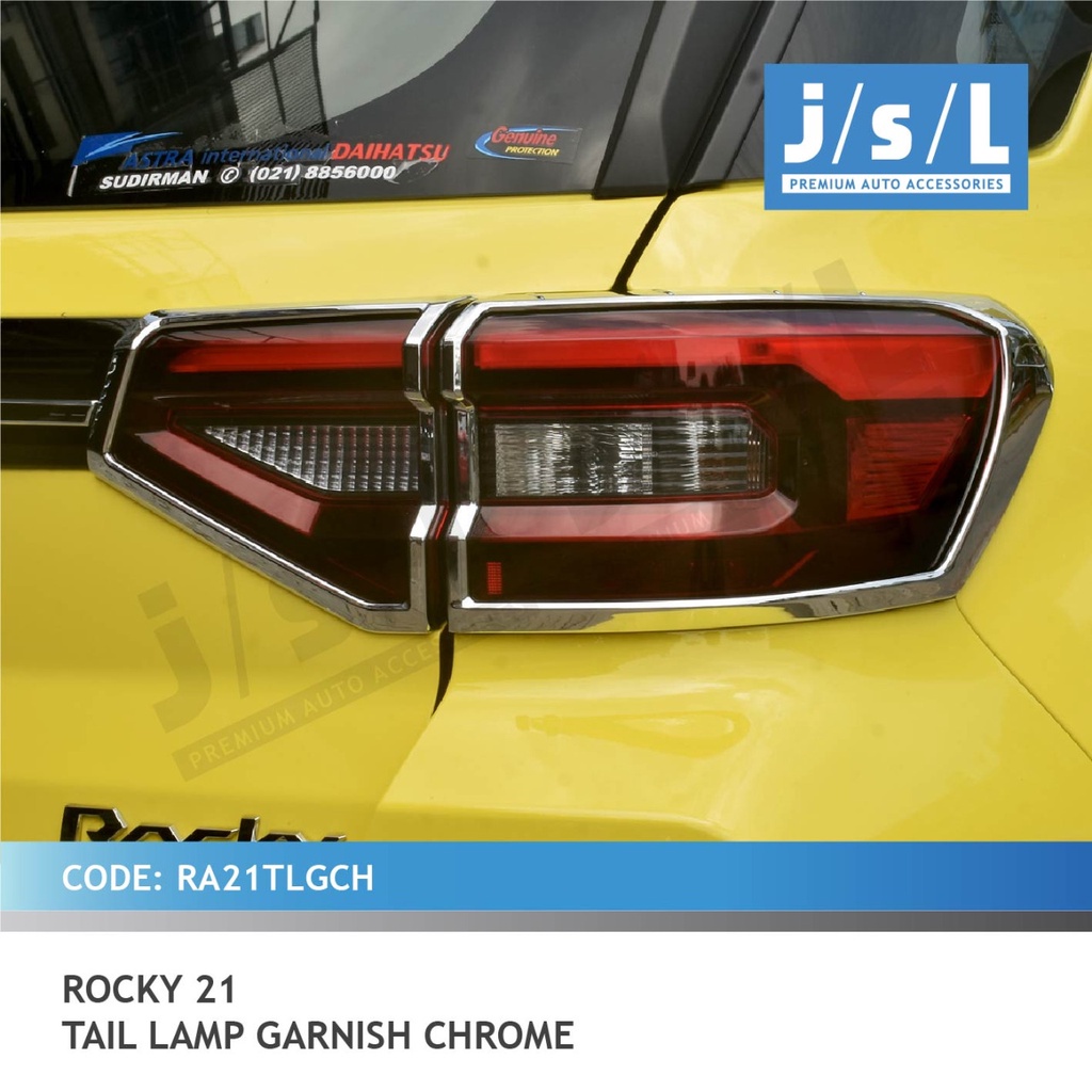 GARNIS BELAKANG ROCKY 2021 CHROME