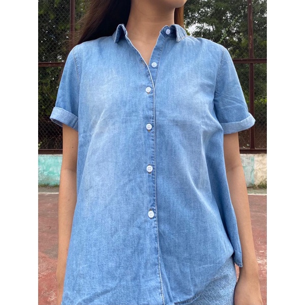 Old Navy roll cuff denim shirt (Rak 21-3)