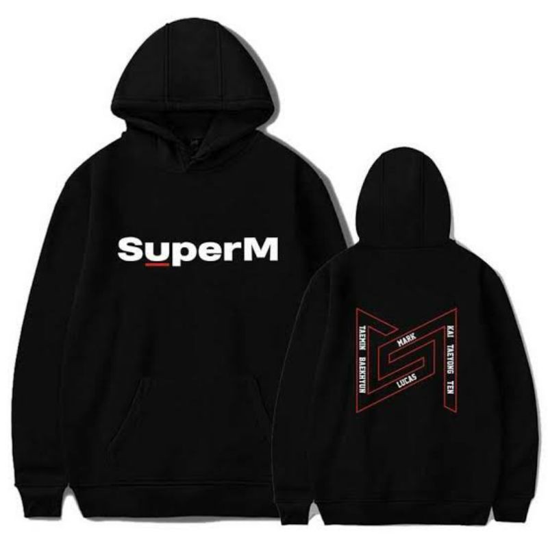 S - XXXXXL(6XL) Jaket Hoodie Pullover KPOP SUPERM SM JUMBO BIGSIZE OVERSIZE Taeyong Kai Mark Ten