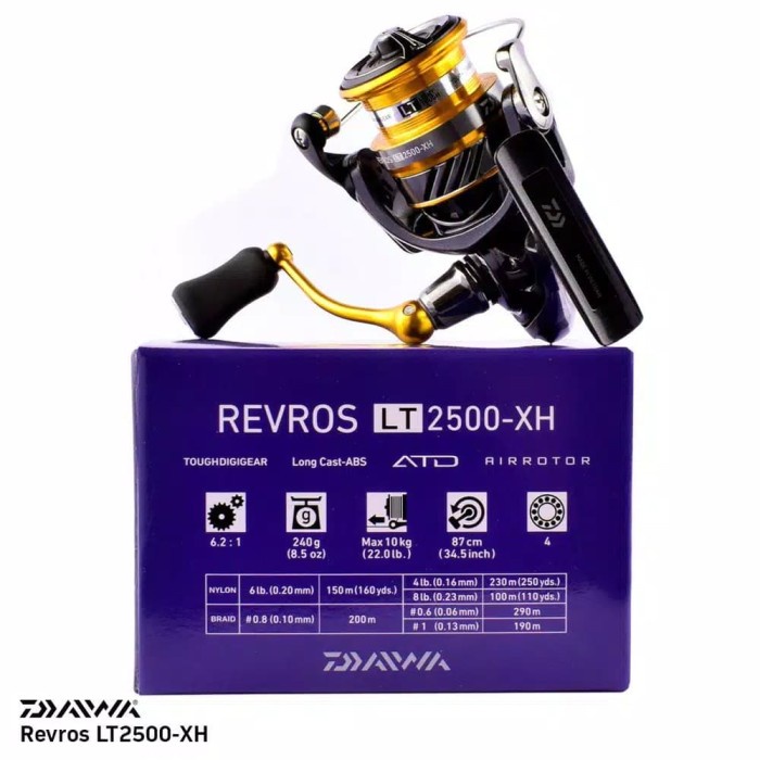 Reel Daiwa Revros Rr Lt 2500 Xh (Gold) Cv
