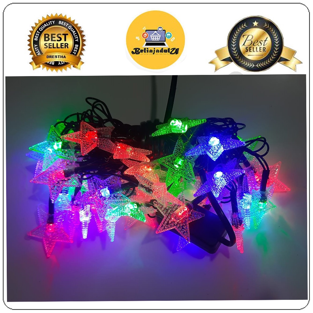 Beliajadulu88 lampu led motif bintang 5meter visalux