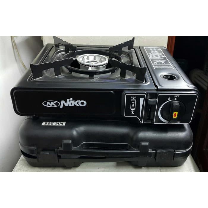 Kompor Gas Portable Niko 268 2in1 NK268C / NK-268C / 1 tungku Garansi Resmi 1 tahun