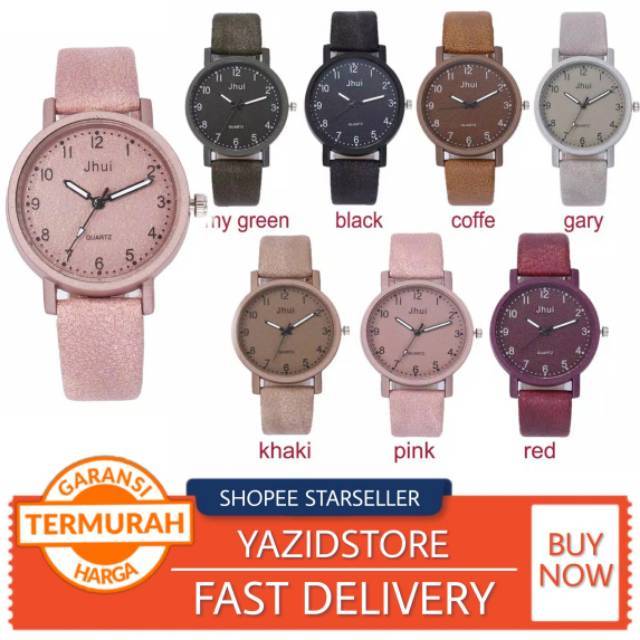 JAM TANGAN  wanita JHUI KASUAL ORIGINAL IMPORT