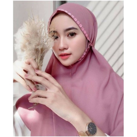 BERGO MARYAM RENDA MELATI DIAMOND / HIJAB BERGO MELATI NON PET