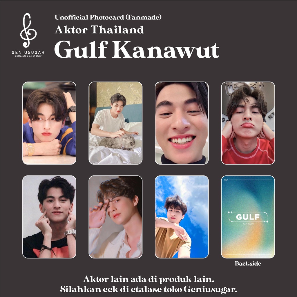 [AKTOR THAILAND] PHOTOCARD GULF KANAWUT FANMADE