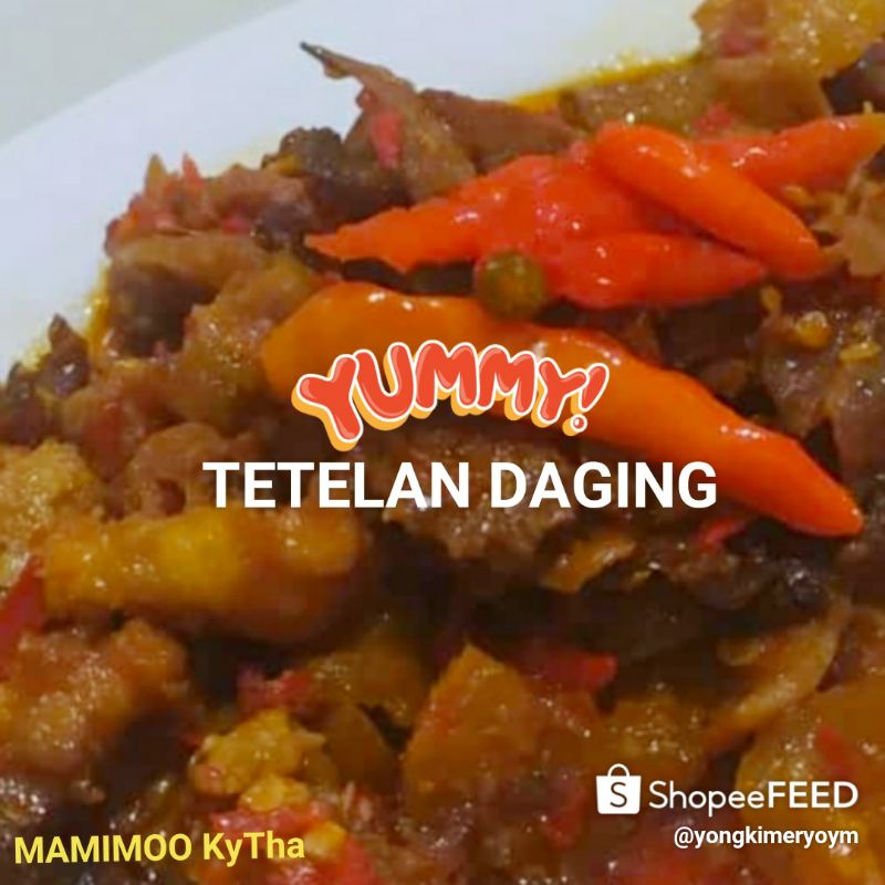 

*DAGING TETELAN RICA-RICA* ( 150 gram )