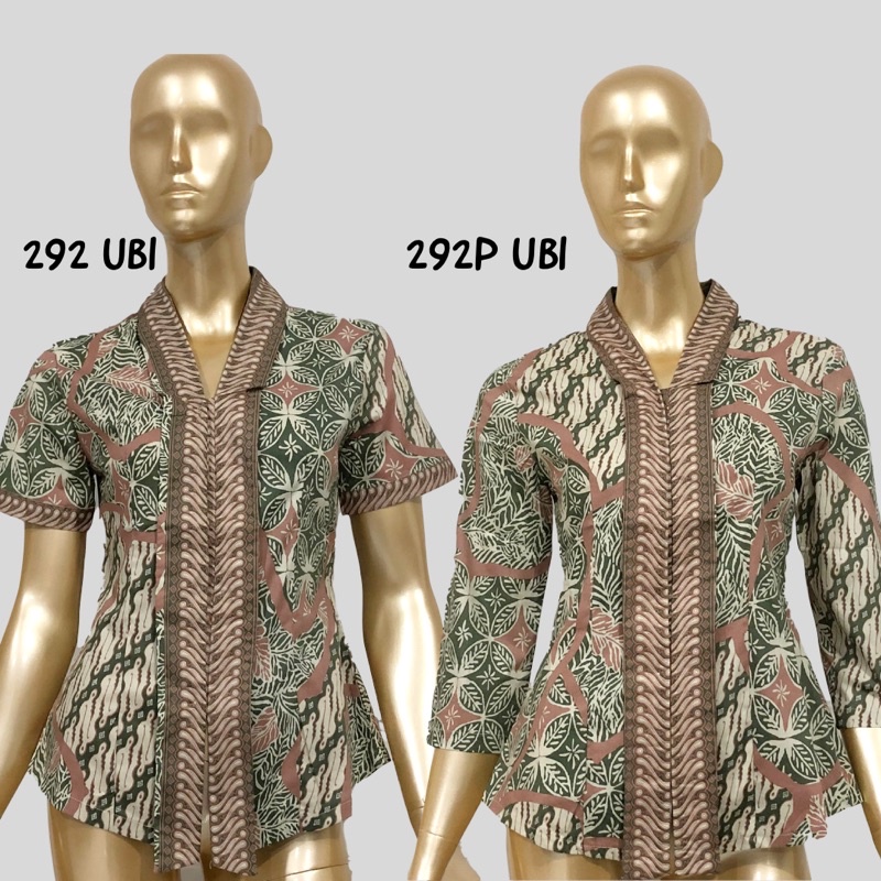 Atasan Batik 292 UBI/ Blouse Batik Wanita Modern