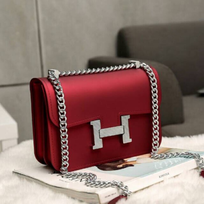 GROSIR 0551 Tas Fashion H Jelly Matte Import TAS SELEMPANG