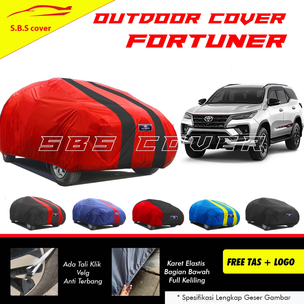 Cover Mobil Fortuner Sarung Mobil Fortuner/pajero/pajero sport/innova lama/innova/phanter/xpander