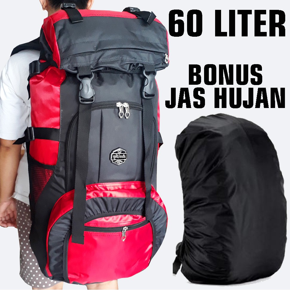 Keril Gunung - Tas Carrier Kiabag 60 Liter - Tas Gunung Ransel - Tas camping - Tas Hiking