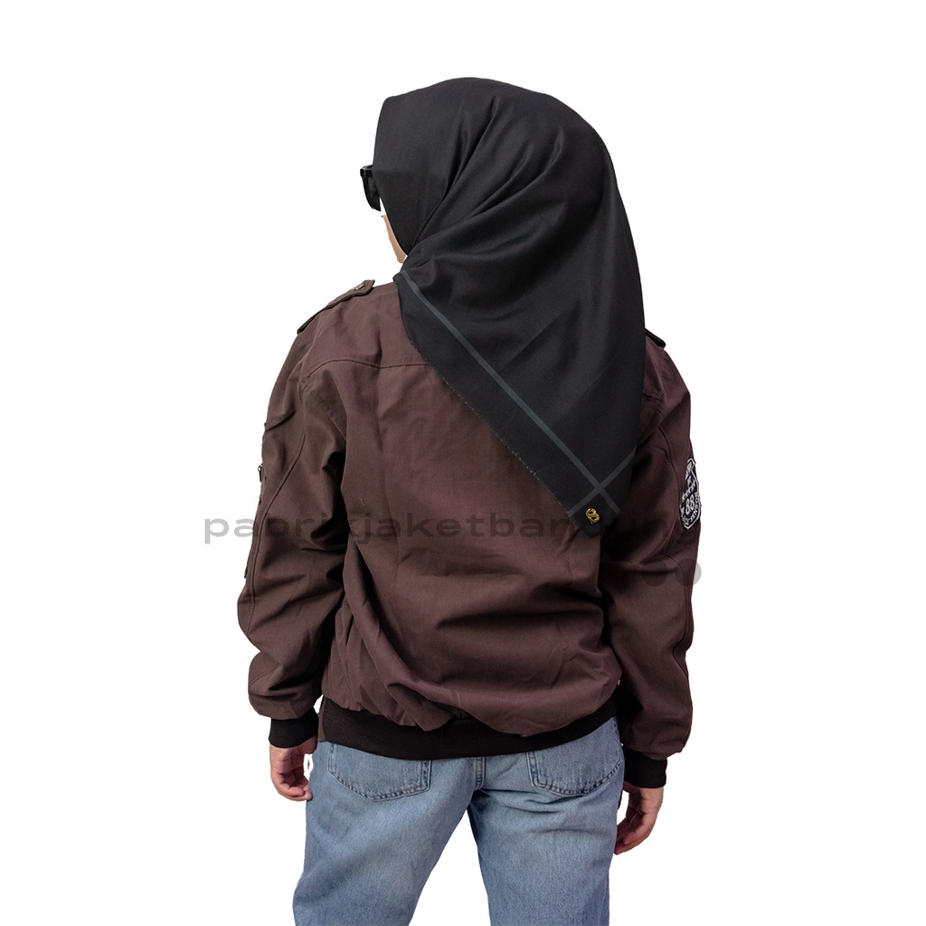 ARAGON BOMBER BROWN || Jacket Bomber Pilot || Jaket Pria Masakini