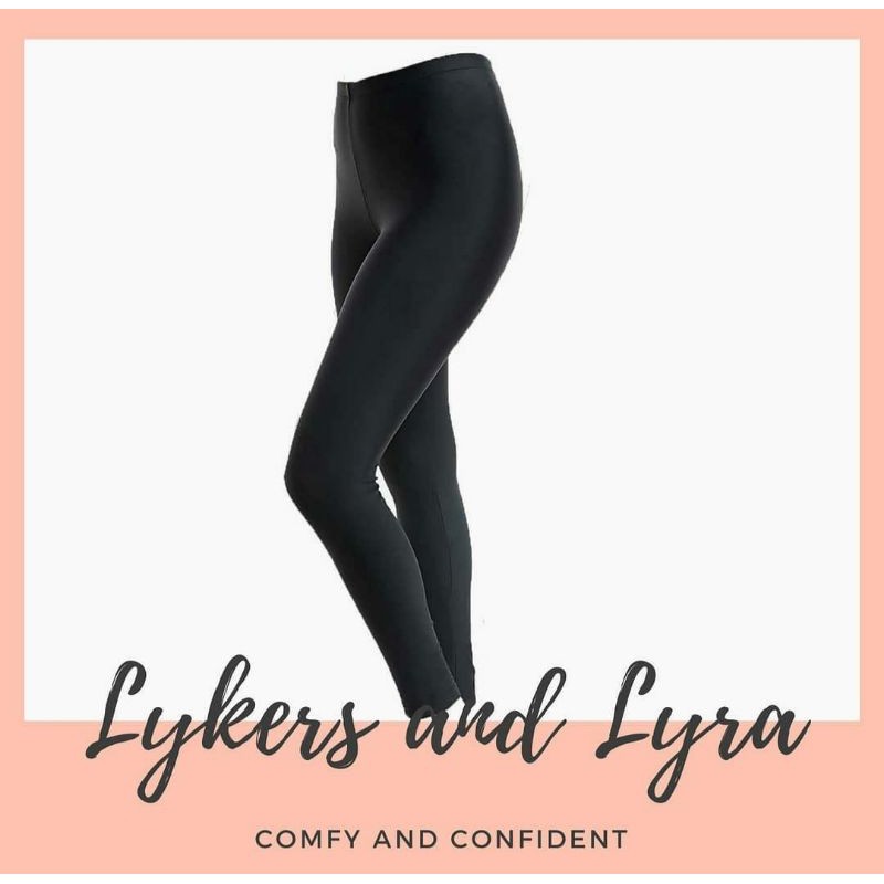 Legging Lycra Lembut Licin Mengkilap by Lykers & Lyra