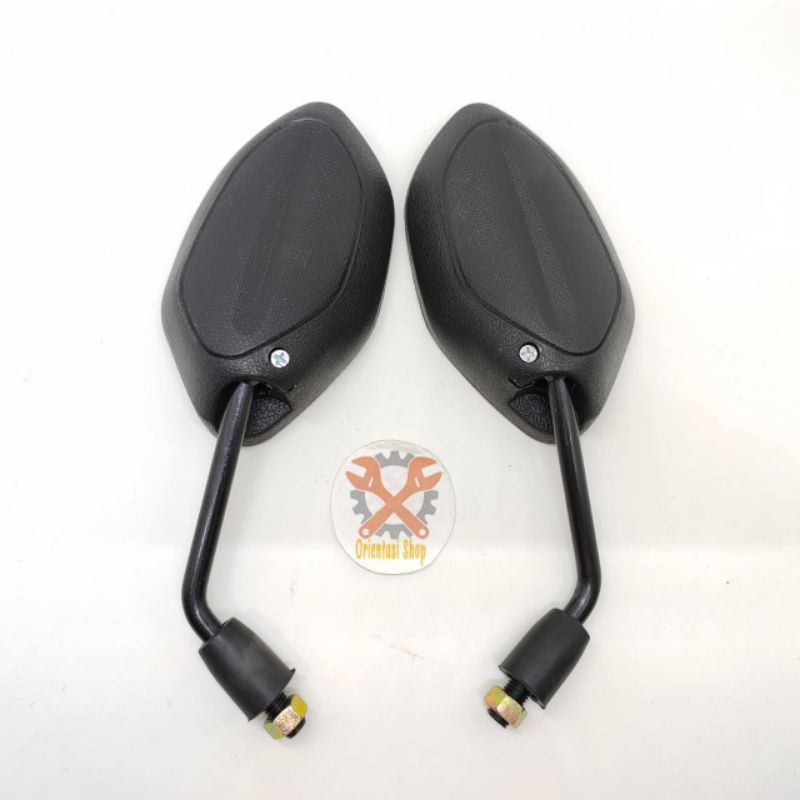 Spion beat tangkai hitam Kaca Kiri-Kanan Standar-Standart Set Honda Beat-FI/Scoopy-F1-New