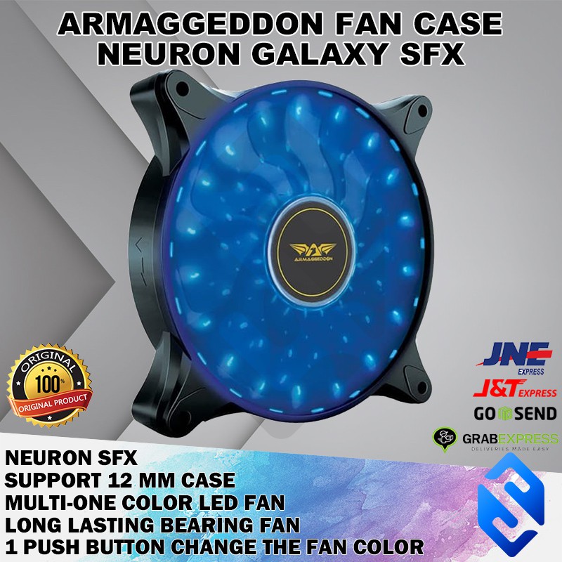 ARMAGGEDDON NEURON GALAXY SFX FAN CASE 12 CM MURAH