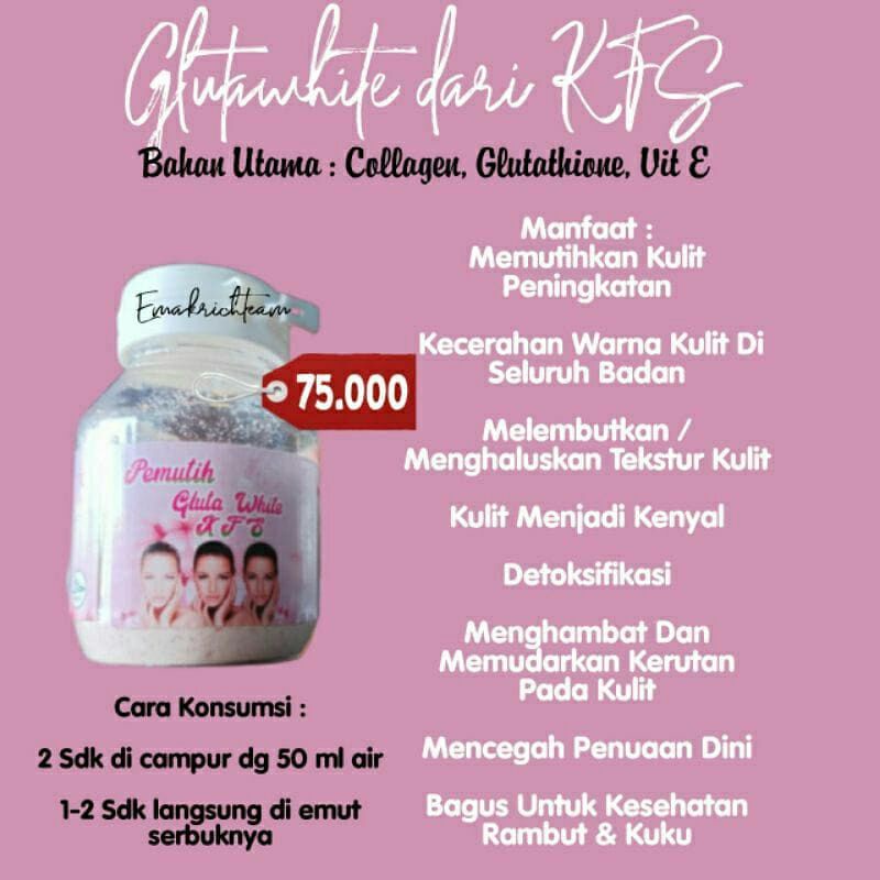 GLUTA WHITE KFS