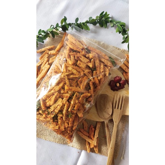Basreng stik basreng stick PEDAS ASIN 1kg basreng bandung basreng stik pedas basreng pedas basreng kriuk pedas-4