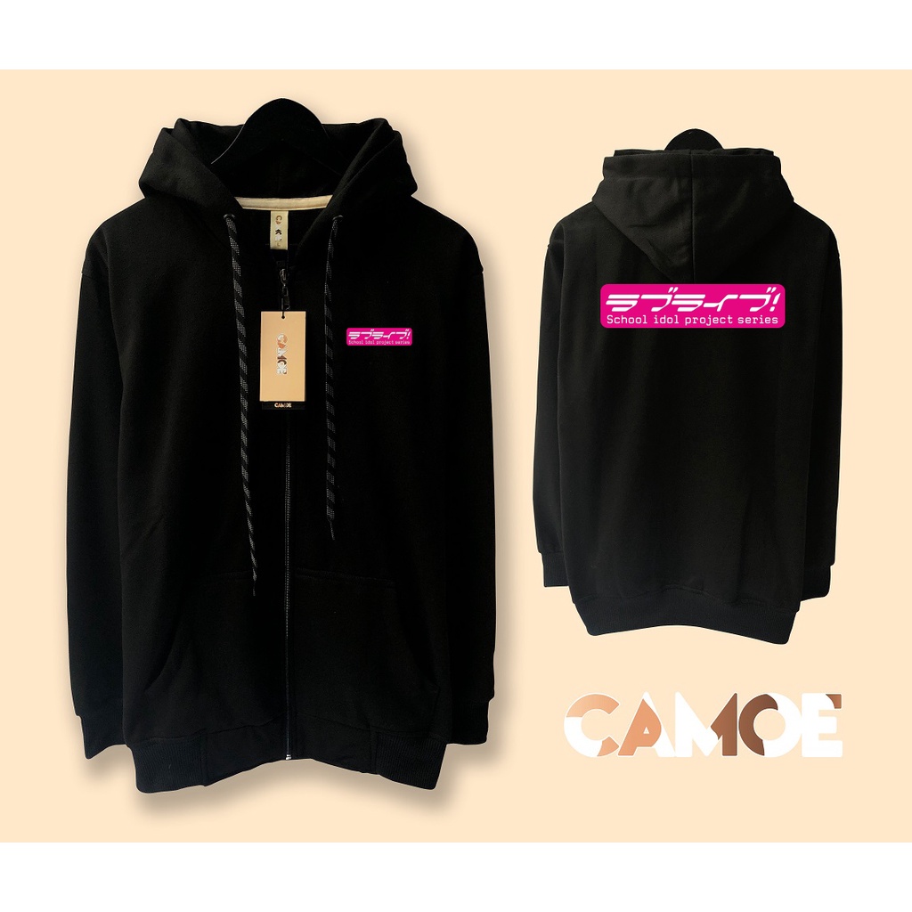 Jaket Hoodie Zipper Anime Love Live Logo