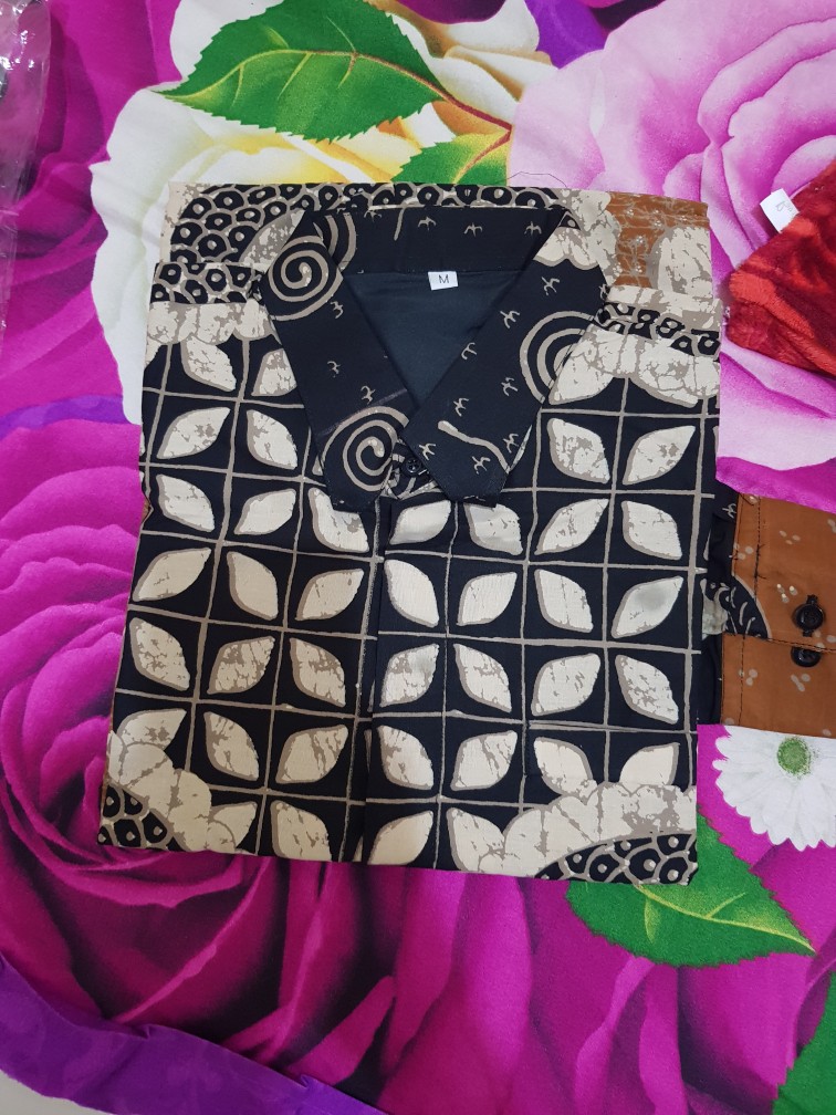 Batik Pria Bagas Lengan Panjang Size M-xxl Full Furing Batik Solo Katun Halus Sragenan