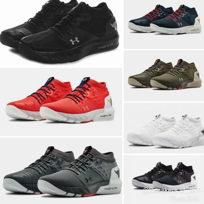 Sepatu Sneakers UA Armour Project The Rock 2 For Mens