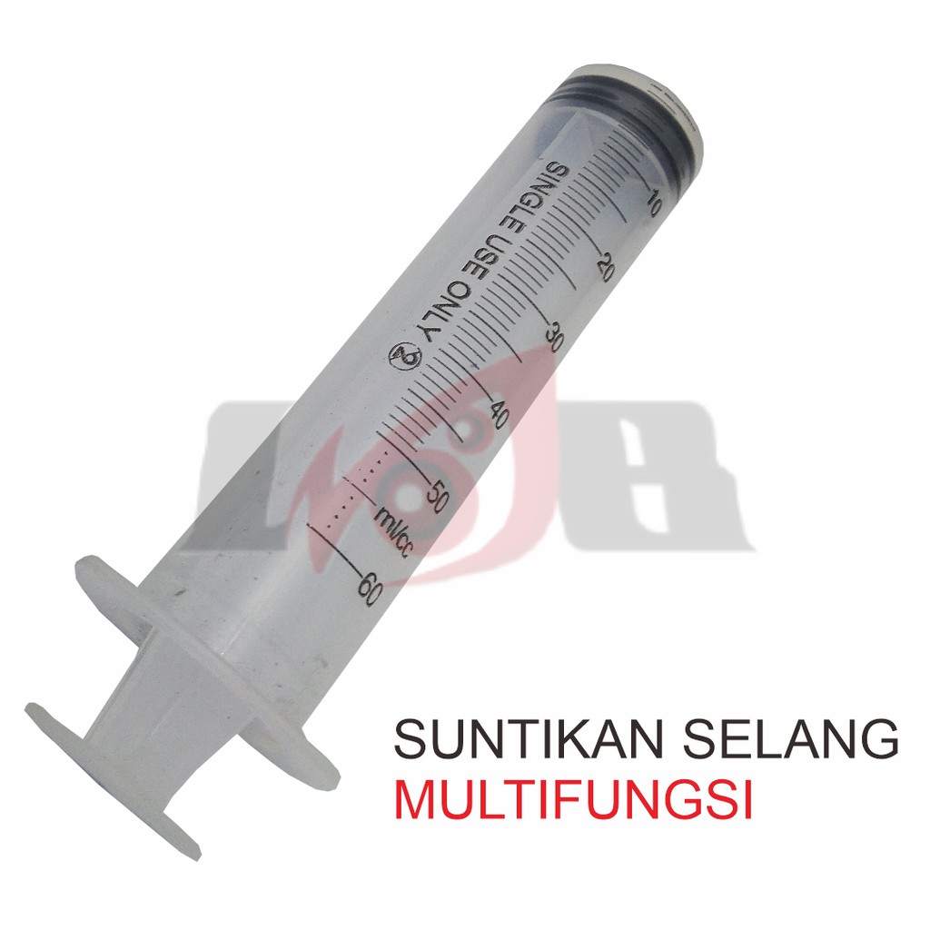 Suntikan Selang 60cc Baru Syringe Suntik Tinta Essence Warna Parfum 60 ml