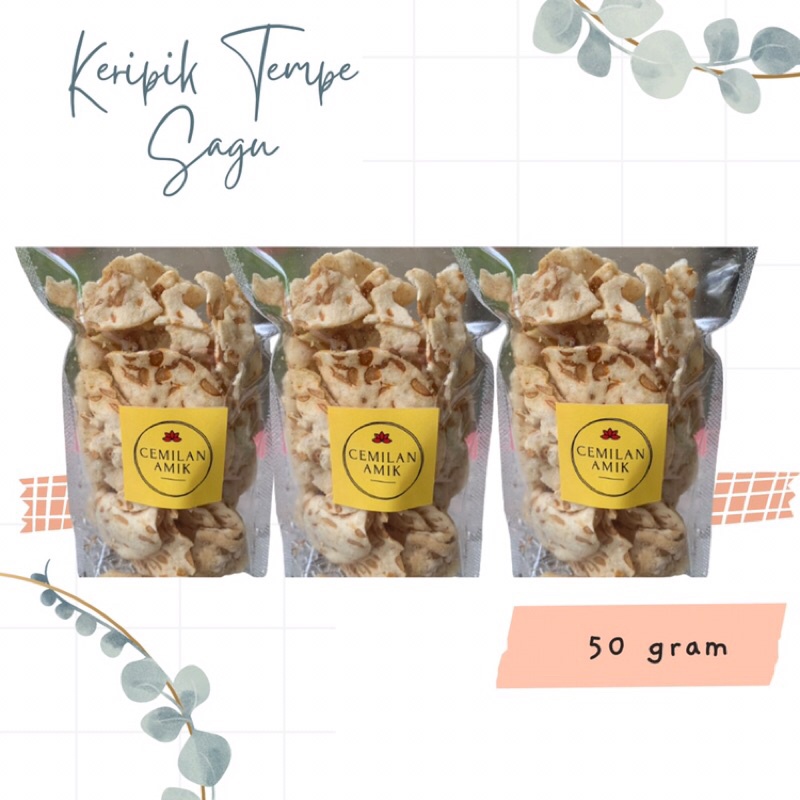 

KERIPIK TEMPE SAGU 50 GR