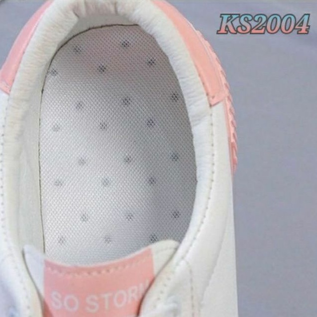 [SALE] LITTLE WHITE SNEAKERS WANITA KOREAN KS2004 IQ #Realstock