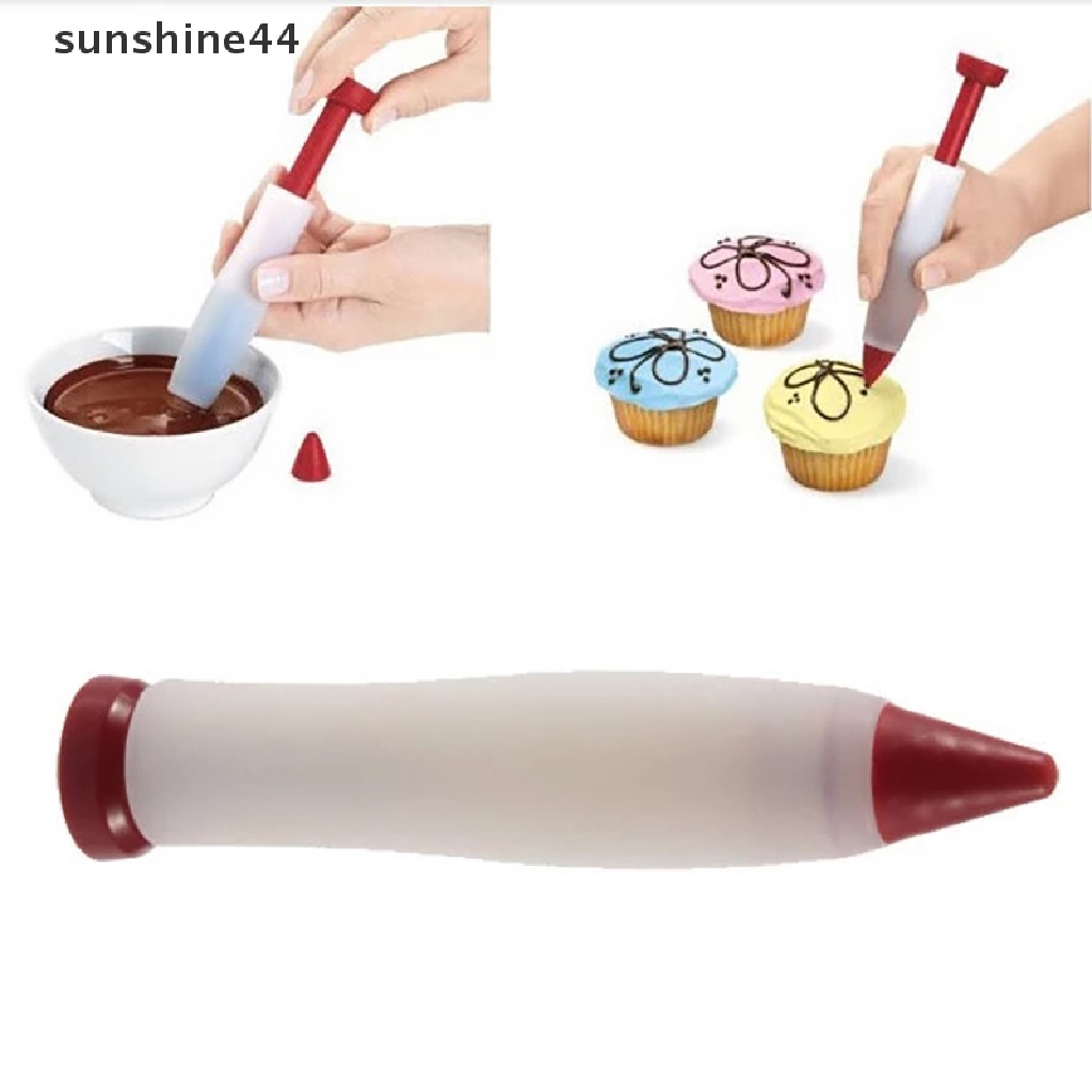 Sunshine Pen Icing Piping Bahan Silikon Untuk Dekorasi Kue