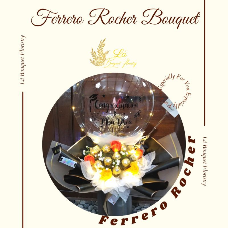 Hand Bouquet Ferrero Rocher/ Buket Coklat