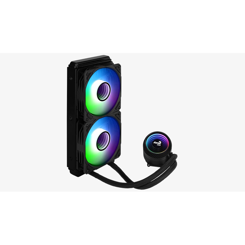 Aerocool Mirage L240 240MM ARGB Liquid Cooler Black/Hitam